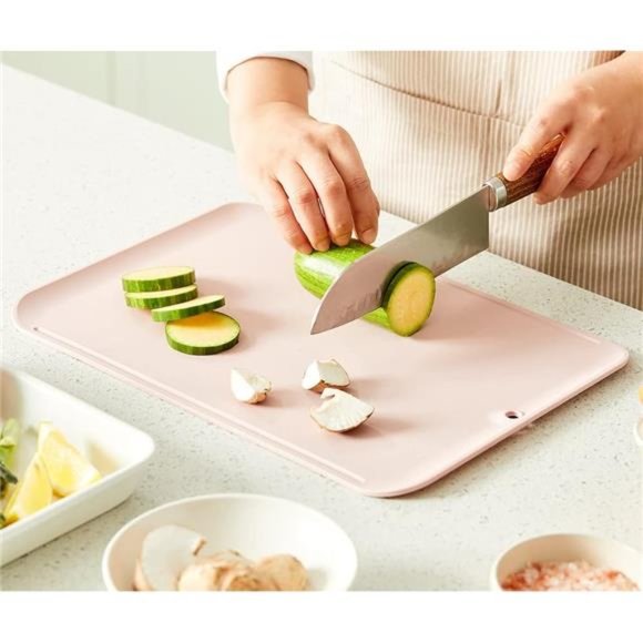 Premium Upgraded doblé Non-Scratch Flexible Cutting Board  9.3" x 13.7" - Picture 5 of 7